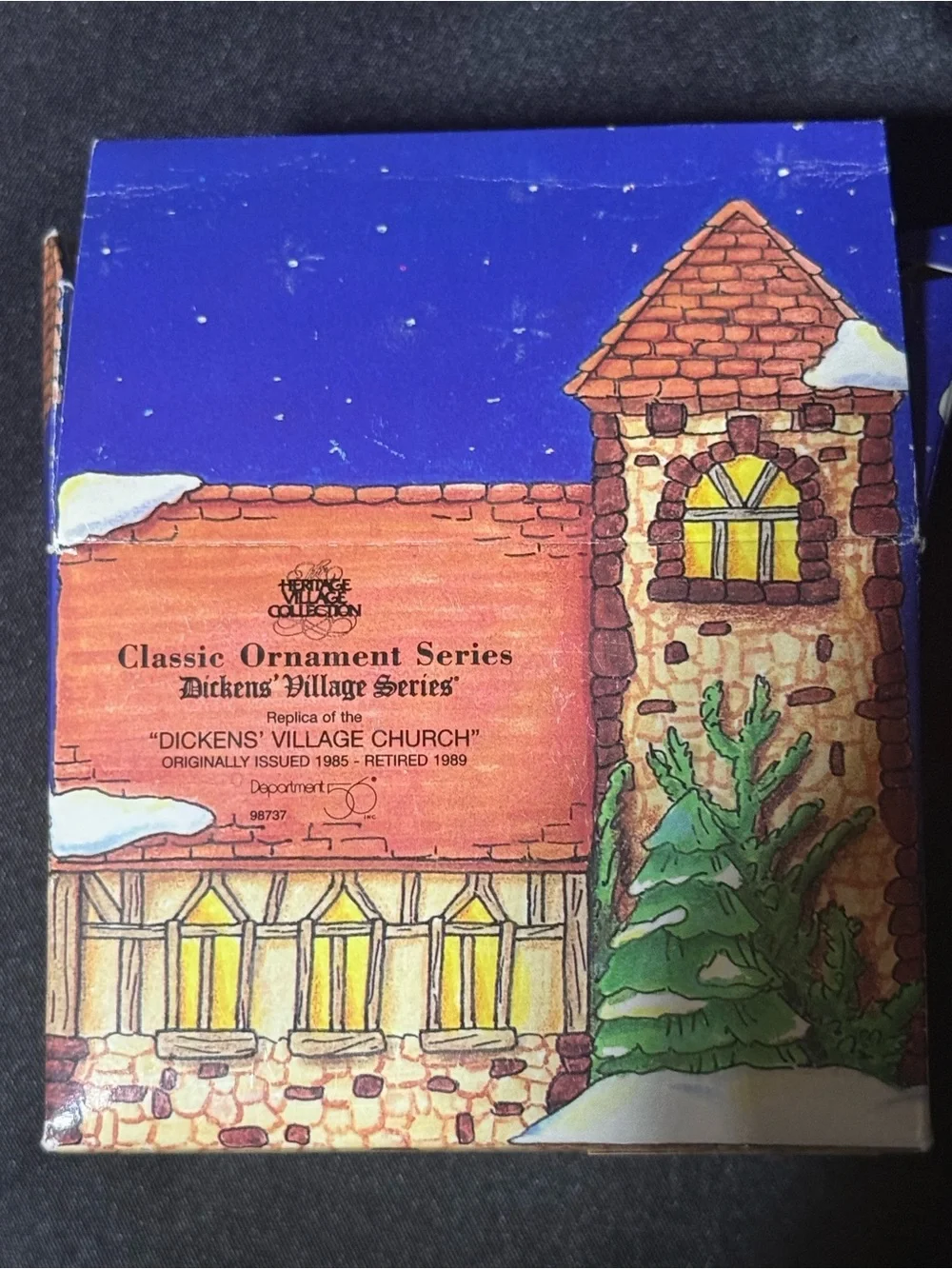 Department 56 Dickens' Village Church Ornament - Blue/Red/Green/Yellow